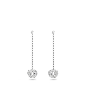 Swarovski, Ohrhänger Damen Silberfarben ONE SIZE, Swarovski Generation Ohrschmuck Damen