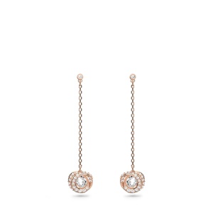 Swarovski, Ohrhänger Damen Roségoldfarben ONE SIZE, Swarovski Generation Ohrschmuck Damen