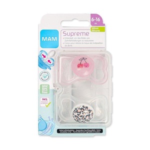MAM, MAM Supreme Nuggi Silikon 6-16M (2 Stk), MAM Supreme Nuggi Silikon 6-16M (2 Stk)
