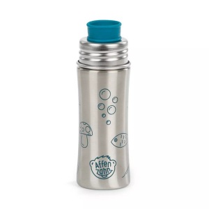 Affenzahn, Trinkflasche 2, Trinkflasche HAI 0 33l in silber/blau