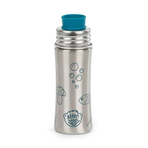 Affenzahn, Trinkflasche 2, Trinkflasche HAI 0 33l in silber/blau