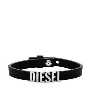 Diesel, Diesel LEATHER/STEEL Armschmuck Herren, Diesel DX1346040 Armband