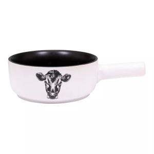 Kadastar, Käsefondue-Caquelon ''Kuh'' Ø 22cm, Kadastar Fondue-Caquelon Kuh E22 Weiss