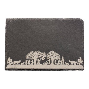Kadastar, Servierplatte Servierplatte, Kadastar - Servierplatte, 20 x 30 cm, Grau