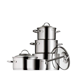 Wmf, Topf-Set Provence Plus, 5-teilig, WMF Kochtopfset provence plus 5-teilig , 07 2105 6380 , Edelstahlfarben , Metall , 16 cm,20 cm,16 cm , 1,9 l,3,3 l,5,7 l,2,5 l,1,7 l , poliert,klar , backofengeeignet, kratzfest, rostfrei, breiter Schüttrand, hitzebeständig, geschmacksneutral, säu