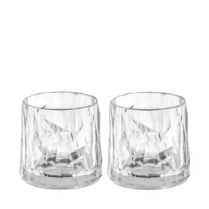 Koziol, Becher, 2 Stück Becher, 2 Stück, Koziol Cocktailbecher Superglas Club No. 2, 250 ml, 2 Stück,