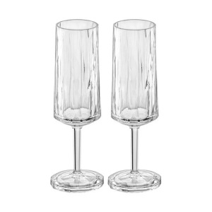 Koziol, Sektglas, 2 Stück Sektglas, 2 Stück, Koziol - Sektglas, 2 Stück, 100 ml, Transparent