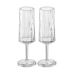 Koziol, Sektglas, 2 Stück Sektglas, 2 Stück, Koziol - Sektglas, 2 Stück, 100 ml, Transparent