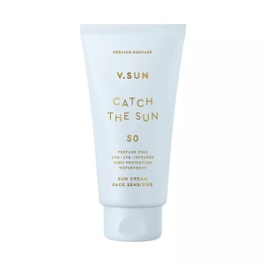 V.SUN, Cream Face Spf 50 Perfume Free Damen 75ml, V.SUN - Cream Face SPF 50 Perfume Free, 75 ml, Himmelblau