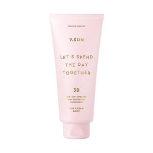 V.SUN, Cream Body Spf 30 Damen Rosa, V.SUN - Cream Body SPF 30, 200 ml, Rosa