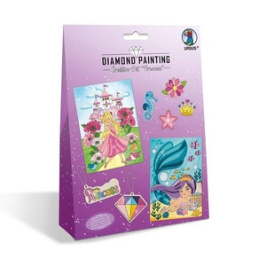 Ursus, Ursus Diamond Sticker Princess, 2 Karten, 2 Anhänger, 43510002, URSUS Bastelset Diamond Painting Princess