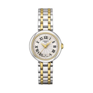 Tissot, Analoguhr Unisex Zweifarbig 26mm, Tissot T-Lady Uhren Damen