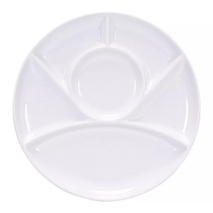 Kadastar, Fleischfondue-Teller Fleischfondue-Teller, Kadastar Fondueteller »Classic, 26 cm Weiss«