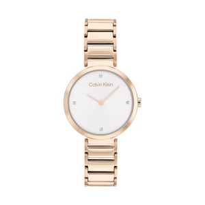 Calvin Klein, Calvin Klein MINIMALISTIC T BAR 28MM Uhren Damen, Calvin Klein Quarzuhr »Minimalistic T Bar 28 mm, 25200140«, Armbanduhr, Damenuhr, Mineralglas, Glaskristalle