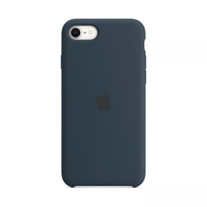 Apple, Apple iPhone SE Silicone Case - Abyss Blue Backcover Apple iPhone SE (3. Generation) Abyssblau, Silikon Case, Handyhülle