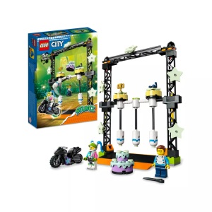 LEGO, 60341 City Stuntz Umstoß-Challenge, Konstruktionsspielzeug, LEGO® Spielbausteine »Stuntz Umstoss-Stuntchal«, (117 St.)