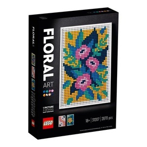 LEGO, 31207 Art: Blumenkunst, Konstruktionsspielzeug, LEGO® ART 31207 - Blumenkunst
