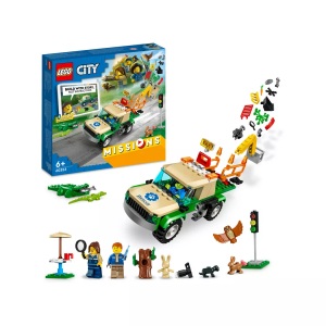 LEGO, 60353 City Tierrettungsmissionen, Konstruktionsspielzeug, LEGO® Spielbausteine »Tierrettungsmissionen 60«, (246 St.)
