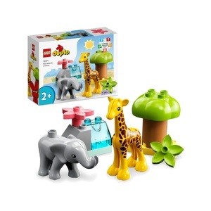 LEGO, 10971 DUPLO Wilde Tiere Afrikas, Konstruktionsspielzeug, LEGO® Spielbausteine »Wilde Tiere Afrikas 10«, (10 St.)