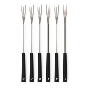 Kisag, Universal-Fonduegabeln-Set Universal-Fonduegabeln-Set, Kisag - Universal-Fonduegabeln-Set, 26.5CM, Black