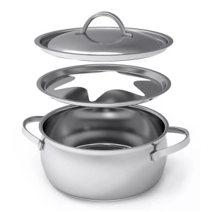 Kisag, Kisag Edelstahl Fonduetopf GSTAAD, Kisag Edelstahl Fonduetopf GSTAAD