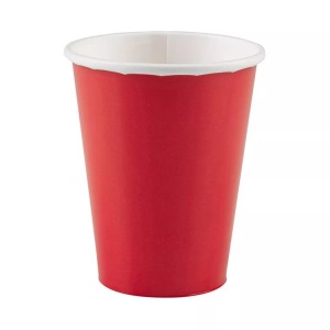 Amscan, Kartonbecher Rot Rot, Amscan - Kartonbecher Rot, Rot