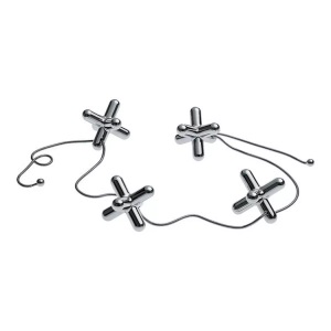 ALESSI, Alessi Tripod Untersetzer, Topfuntersetzer Tripod metall - Alessi metall en metall