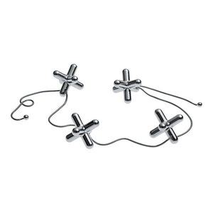 ALESSI, Alessi Tripod Untersetzer, Topfuntersetzer Tripod metall - Alessi metall en metall