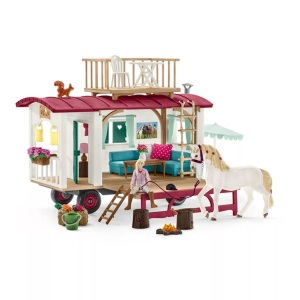 Schleich, Horse Club Wohnwagen für geheime Club-Treffen, Spielfigur, Schleich® Spielfigur »Horse Club«