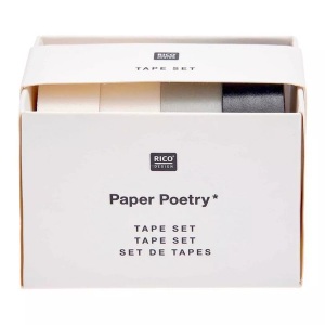 RICO Design, Tape Tape, Tape Set, schwarz & weiss FSC MIX