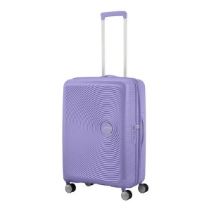 American Tourister, Hartschalenkoffer, Spinner Unisex Lavendel 67 CM, American Tourister® Hartschalen-Trolley »SOUNDBOX 67«, 4 Rollen, Koffer mittel gross Reisegepäck Volumenerweiterung TSA-Zahlenschloss