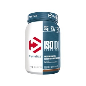 Dymatize, Iso 100 Gourmet Chocolate 900g Proteinpulver, Power Pulver Unisex 932G