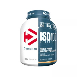 Dymatize, ISO 100 Hydrolyzed - 2200g - Orange Ice Cream, ISO 100 Hydrolyzed - 2200g - Orange Ice Cream