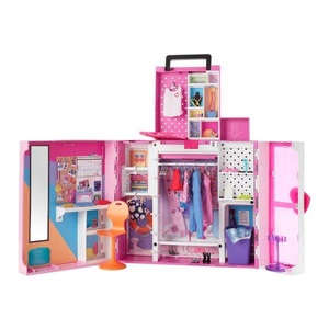 Barbie, Traumkleiderschrank Spielset Multicolor, Barbie Puppenhaus »Zubehör Traumkleiderschrank mit Moden & Accessoires«