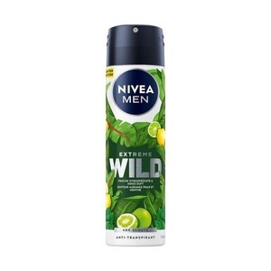 Nivea, Deo Extreme Wild Zitrusfrüchte Spray Male Herren 150 ml, 
