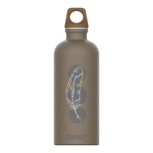 SIGG, Trinkflasche Unisex Hazelnut 0.60L, Trinkflasche Traveller MyPlanet Lighter 0.6 L