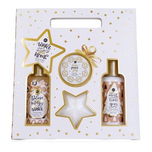 accentra, Badeset Winter Magic In Geschenkbox Unisex Set, ROOST Badeset 6056575 Winter Magic