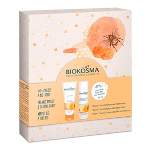 Biokosma, Geschenkset Aprikose - Honig Unisex 2X200ML, 