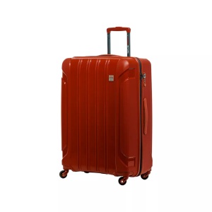SW41BAGS, Hartschalenkoffer, Spinner Unisex Rot 75 CM, Tourist - Trolley L in Rotwein