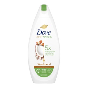Dove, Care by Nature Pflegedusche Wohltuend Kokosöl & Mandelextrakt, Dove Care by Nature Pflegedusche Wohltuend Kokosöl & Mandelextrakt (225ml)