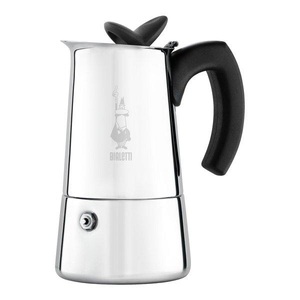 BIALETTI, Bialetti Espressokanne Musa Silber, BIALETTI Kaffeekanne »Musa 10 Tass«