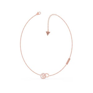 Guess, Guess UBN79046 Frauen's Rose Gold Ton Equilibre Halskette, Guess EQUILIBRE Halsschmuck Damen