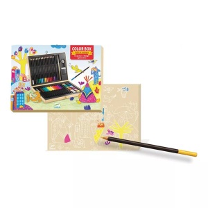 DJECO, Djeco Mal-Box COLOR 46-teilig, DJECO Kinder Mal-Set mehrfarbig