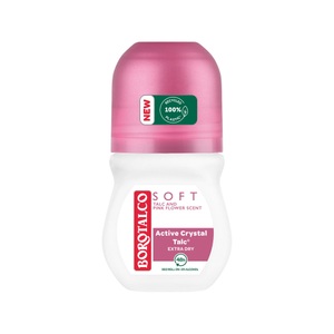 Borotalco, Deo Roll-on Pink Soft Damen 50 ml, BOROTALCO Deo Roll On Pink Soft