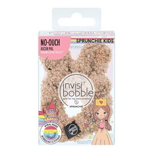 invisibobble, invisibobble KIDS - SPRUNCHIE Teddy, Invisibobble Haarbinder Kids Sprunchie, Teddy, 1 Stk.