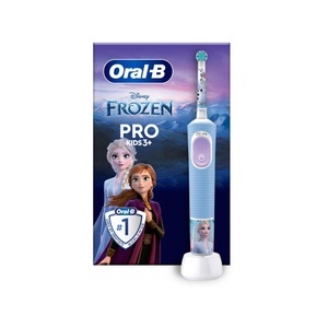 Oral-B, ORAL-B Vitality Pro 103 Kids Frozen 3+ - Elektrische Zahnbürste (Blau), Oral-B Vitality Pro 103 Kids Frozen Zahnbürste