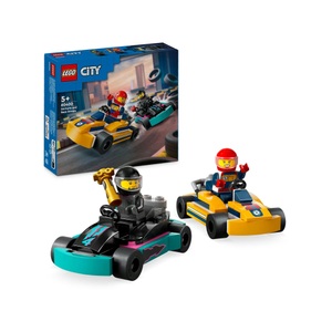 LEGO, 60400 Go-Karts mit Rennfahrern Multicolor, LEGO® Spielbausteine »Go-Karts mit Rennfahrern 60400«, (99 St.)