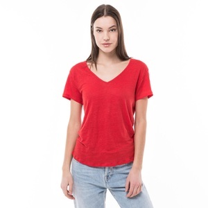 Manor Woman, T-shirt, V-neck, Kurzarm Damen Paprika L, 