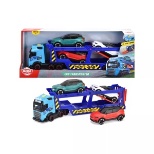 Dickie, Volvo Auto-Transporter Multicolor, Dickie Toys Lastwagen Car Transporter