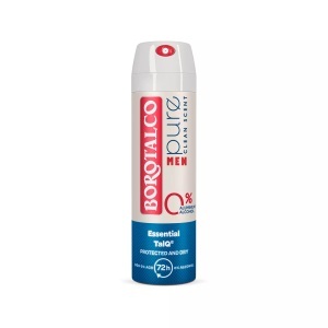 Borotalco, Deo Men Pure Spray Unisex 150 ml, Borotalco - Deo Men Pure Spray, 150 ml